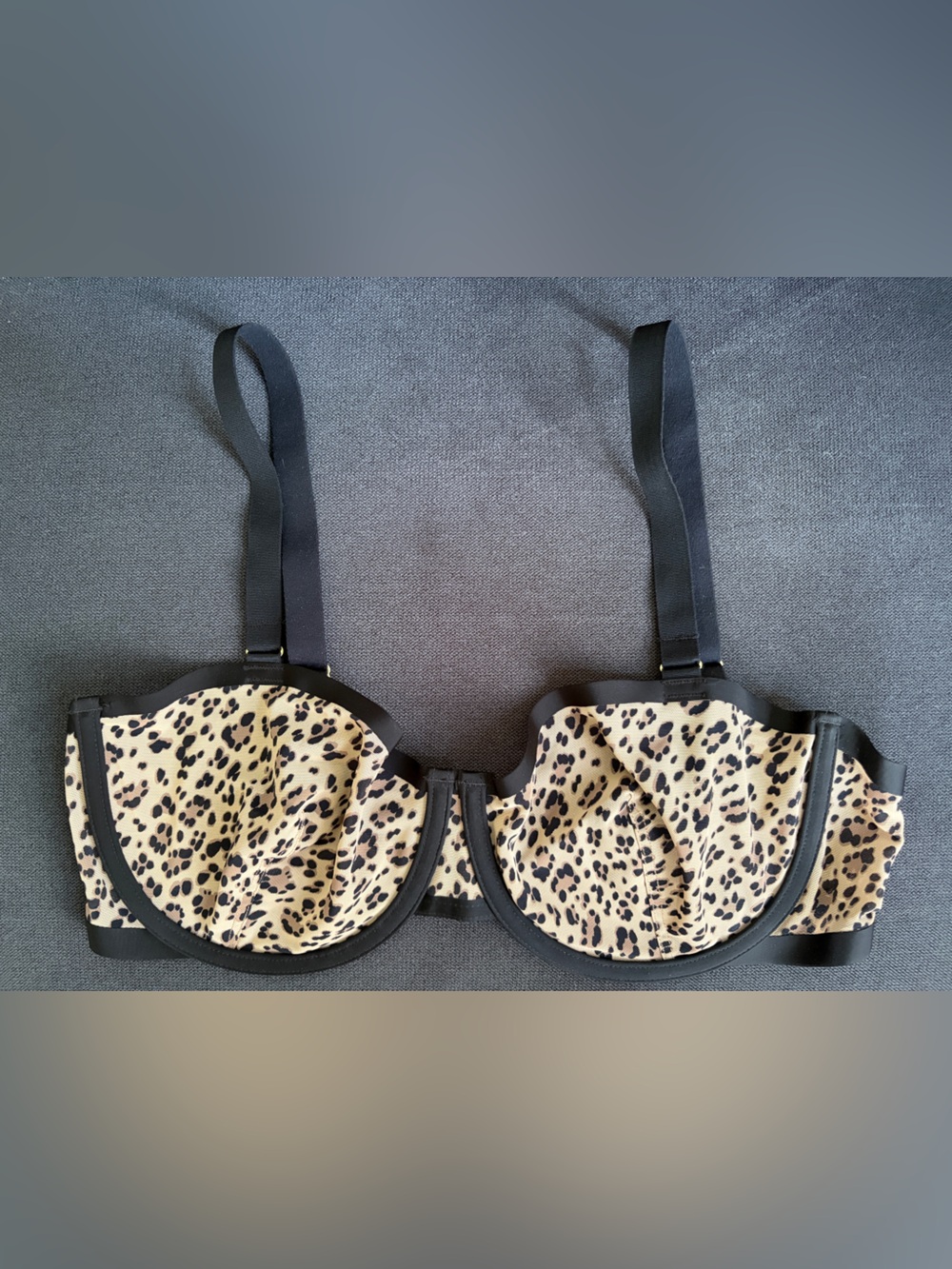 CUUP - THE BALCONETTE MESH BRA - Leopard 36D